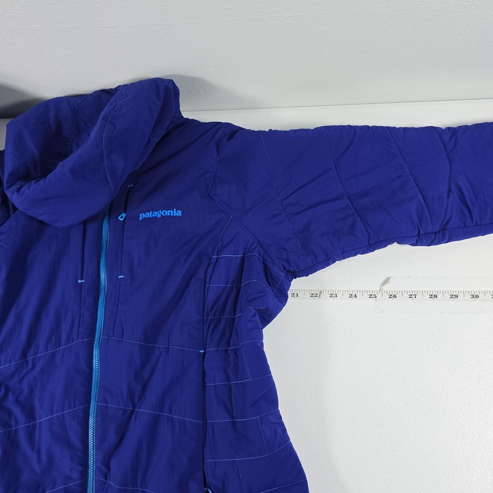 Patagonia Nano-Air Hoody Womens Large Cobalt Blue Full Zip Jacket 84265 FA14 - Picture 3 of 9
